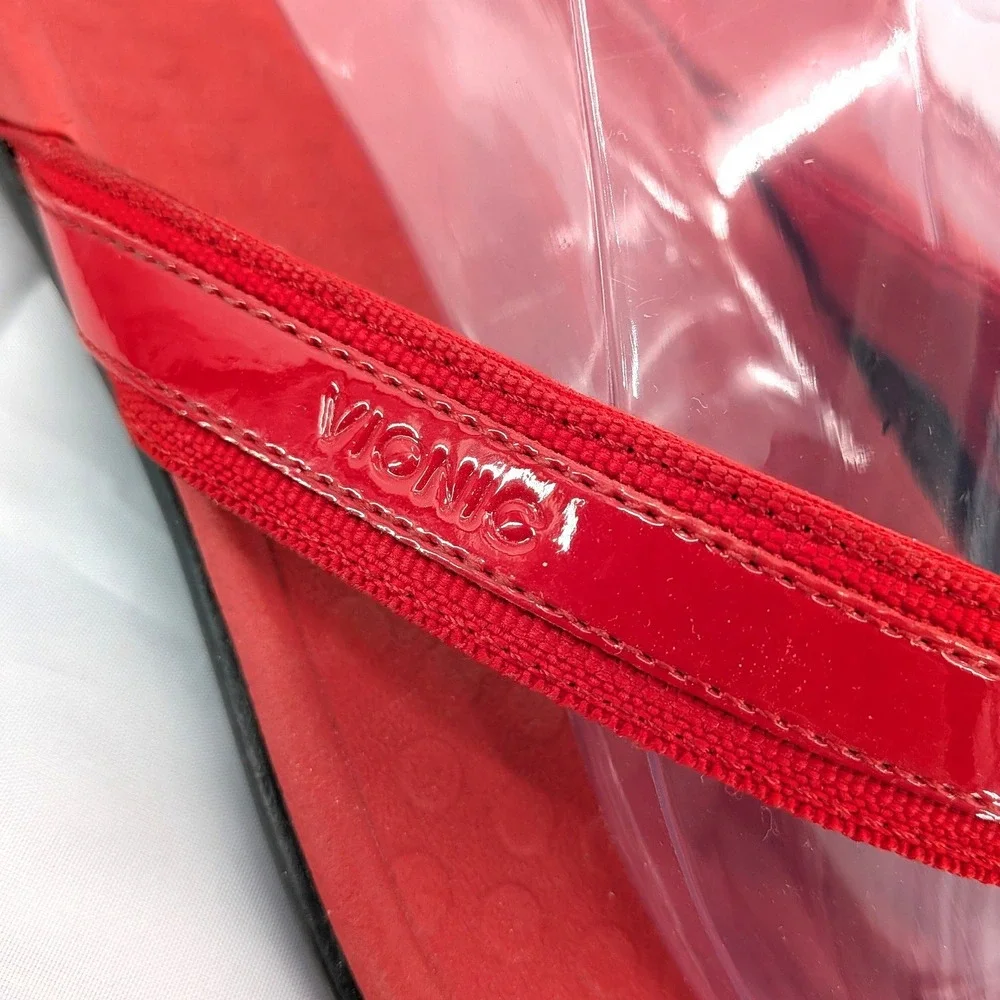Vionic Tide II Flip Flops Red Orthotic Sandals Comfort Thong Size‎ 12